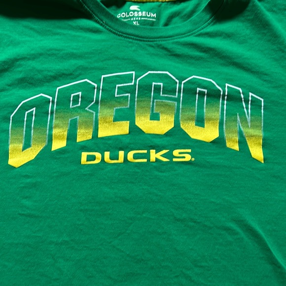 OREGON DUCKS: Mens XL Colosseum t-shirt - Picture 3 of 8